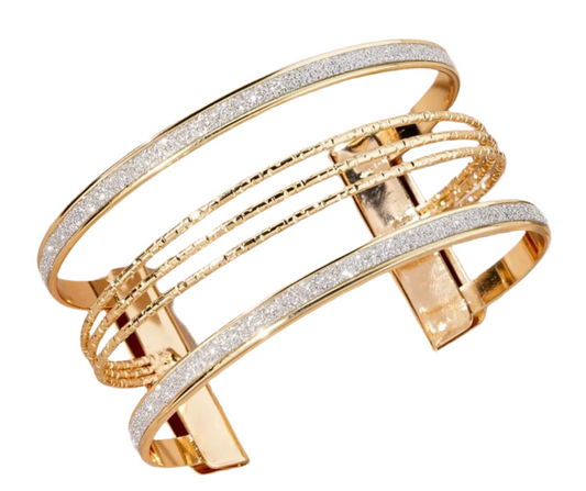 Adjustable cuff bracelet