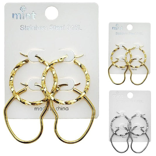 Stainless earrings