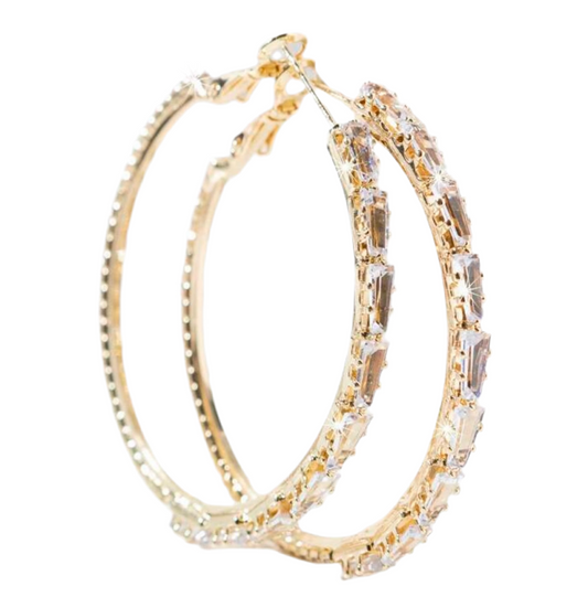 Rhinestone hoops