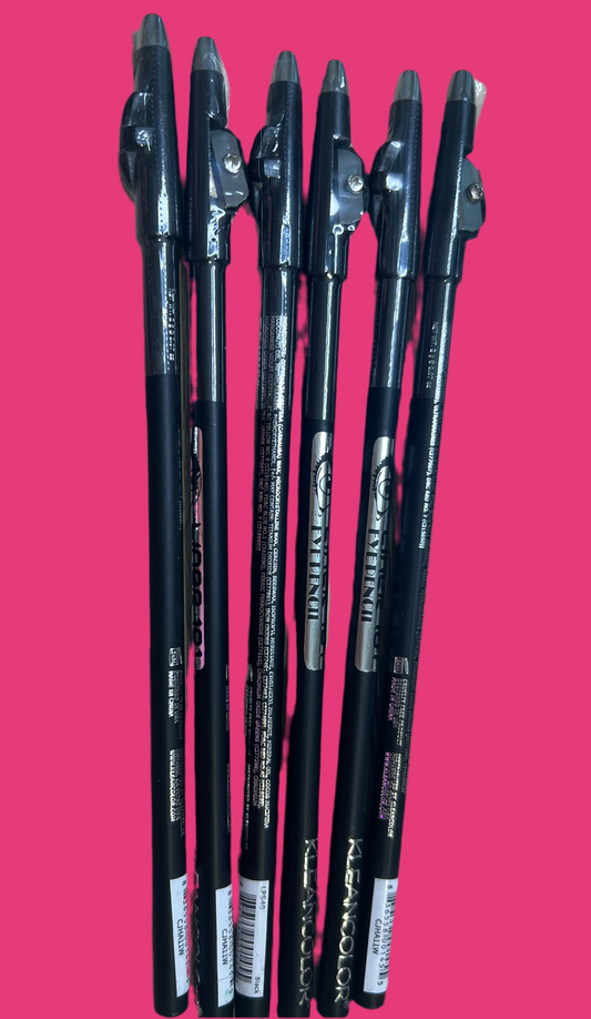 Black pencil eyeliner