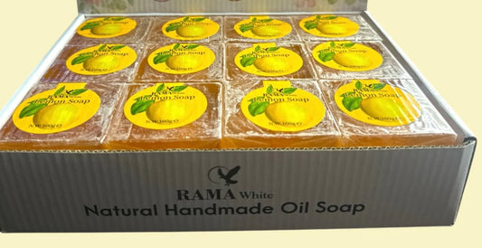 Handmade lemon soap
