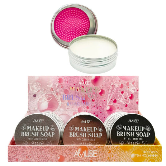 Makeup brush soap